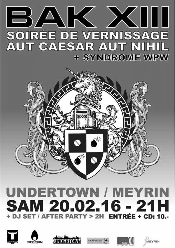 BAK XIII Vernissage "AUT CAESAR AUT NIHIL"