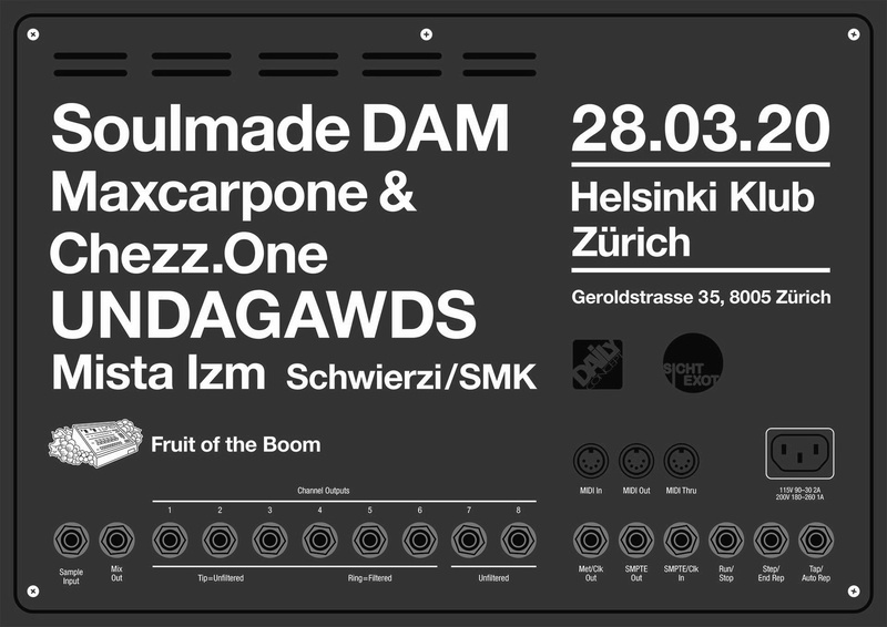 ABGESAGT: Soulmade DAM / Maxcarpone & Chezz.One / UNDAGAWDS / Mista Izm / Schwierzi / SMK