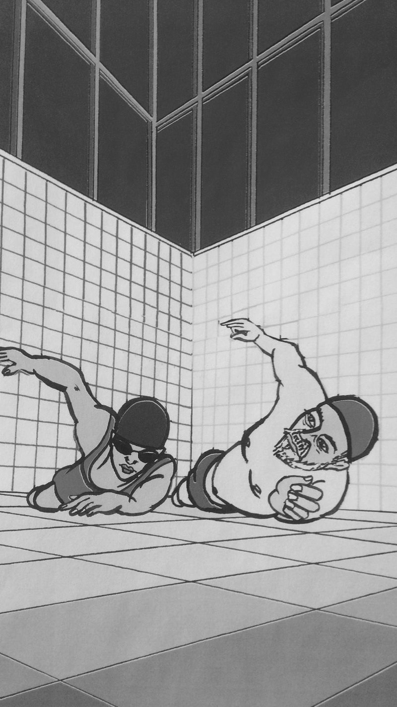 Wie Grossvater schwimmen lernte