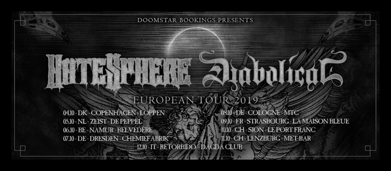 HATESPHERE (DK) + DIABOLICAL (SWE)