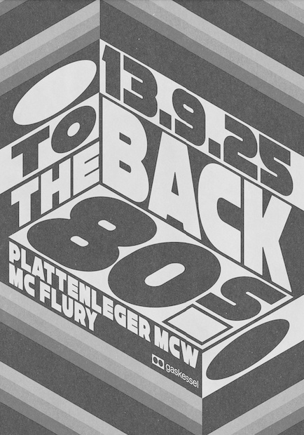 Back to the 80's I Gaskessel Bern