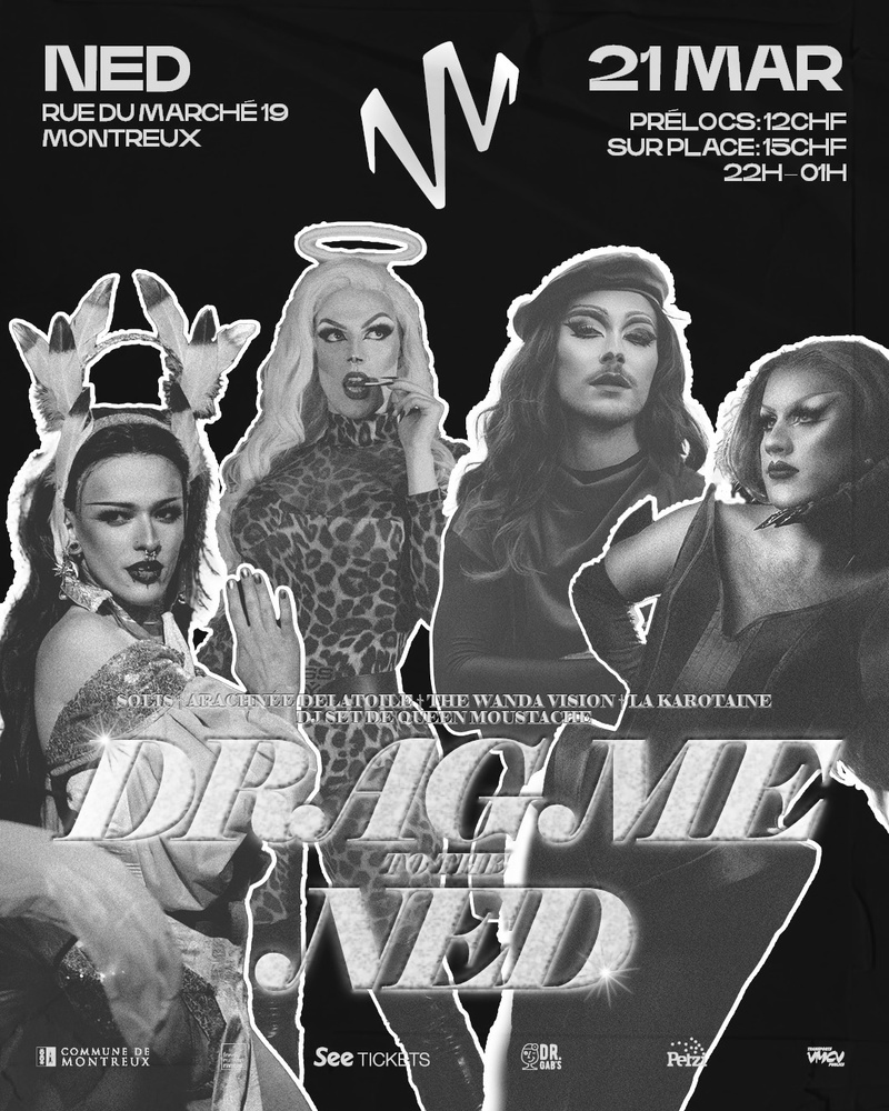 DRAG ME TO THE NED - Une nuit drag & DJ sets au NED