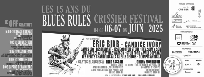 15ème BLUES RULES CRISSIER FESTIVAL