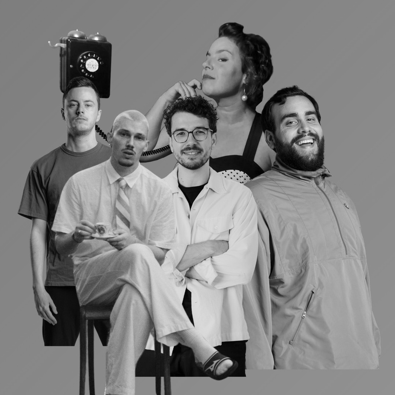 Please Stand Up 20 : Adrien Laplana, Benjamin Décosterd, Marie-Anne, Neal Maxwell et Renaud de Vargas