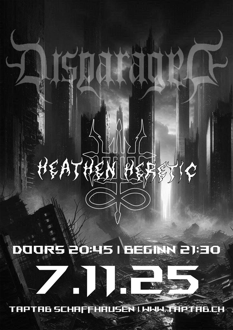 DISPARAGED [CH] | Support: HEATHEN HERETIC [CH/ZH]