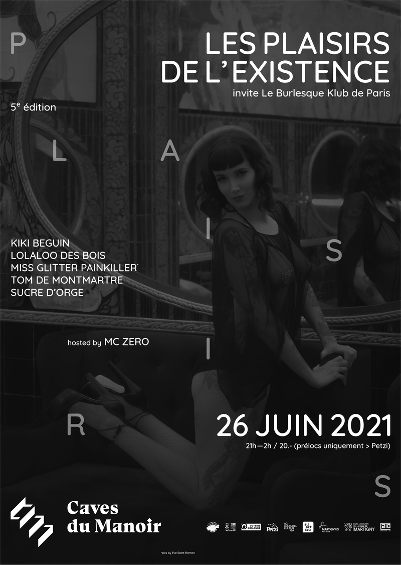 Les Plaisirs de l’Existence invite Le Burlesque Klub de Paris