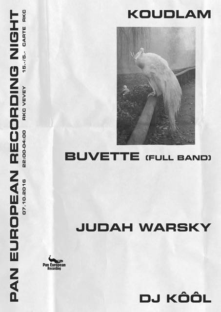 KOUDLAM (F) + BUVETTE (CH, full band) + JUDAH WARSKY (F)