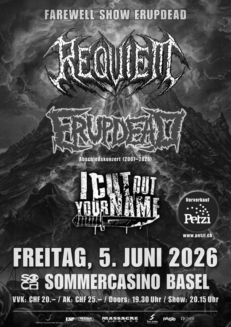 Requiem, Erupdead & I Cut Out Your Name