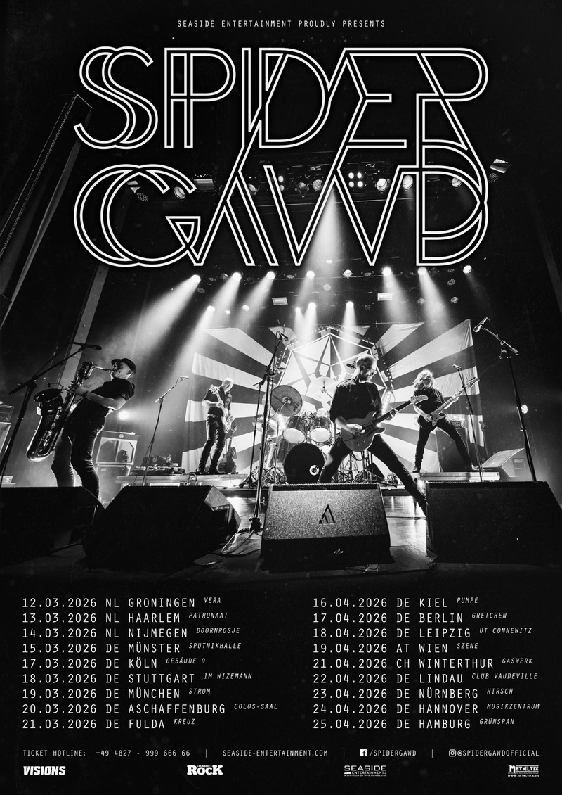 SPIDERGAWD "European Album Tour 2026" + special guest