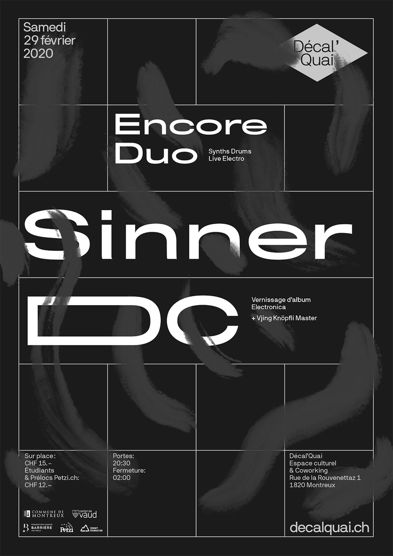 SINNER DC (CH) + ENCORE (FR)
