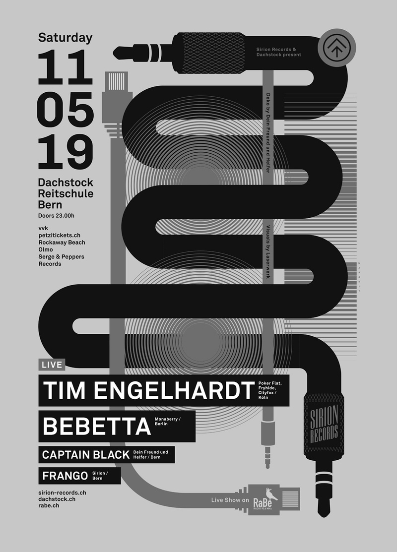 SIRION presents: TIM ENGELHARDT / BEBETTA / CAPTAIN BLACK / FRANGO
