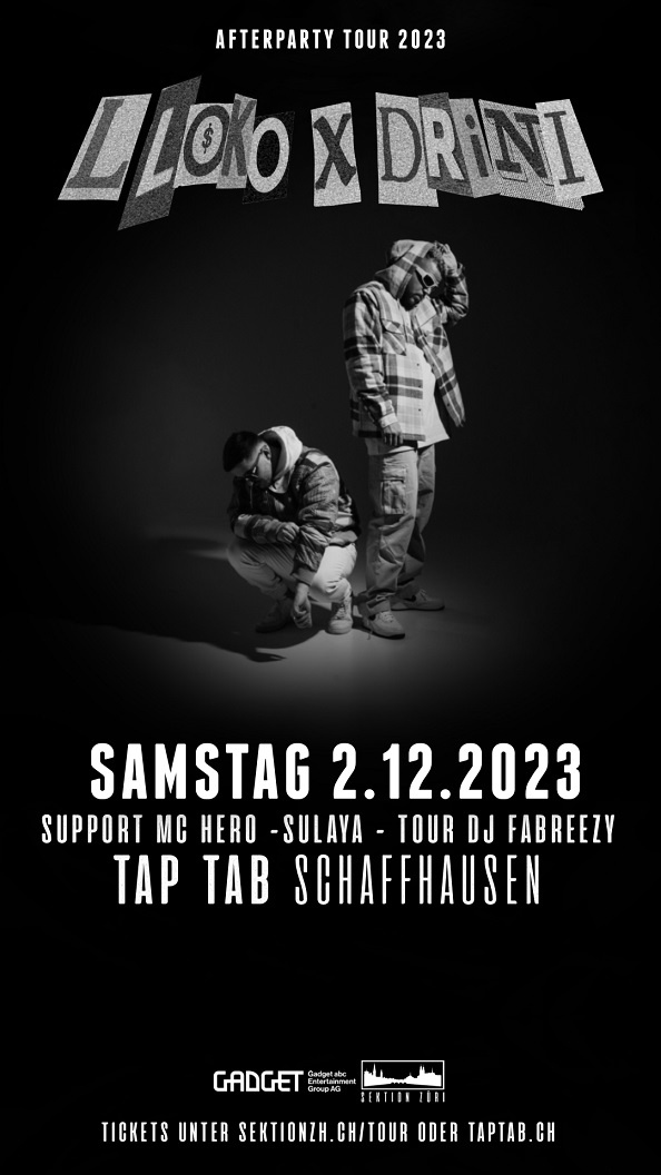 L Loko x Drini «AFTERPARTY TOUR 2023» | Support: MC Hero + Sulaya
