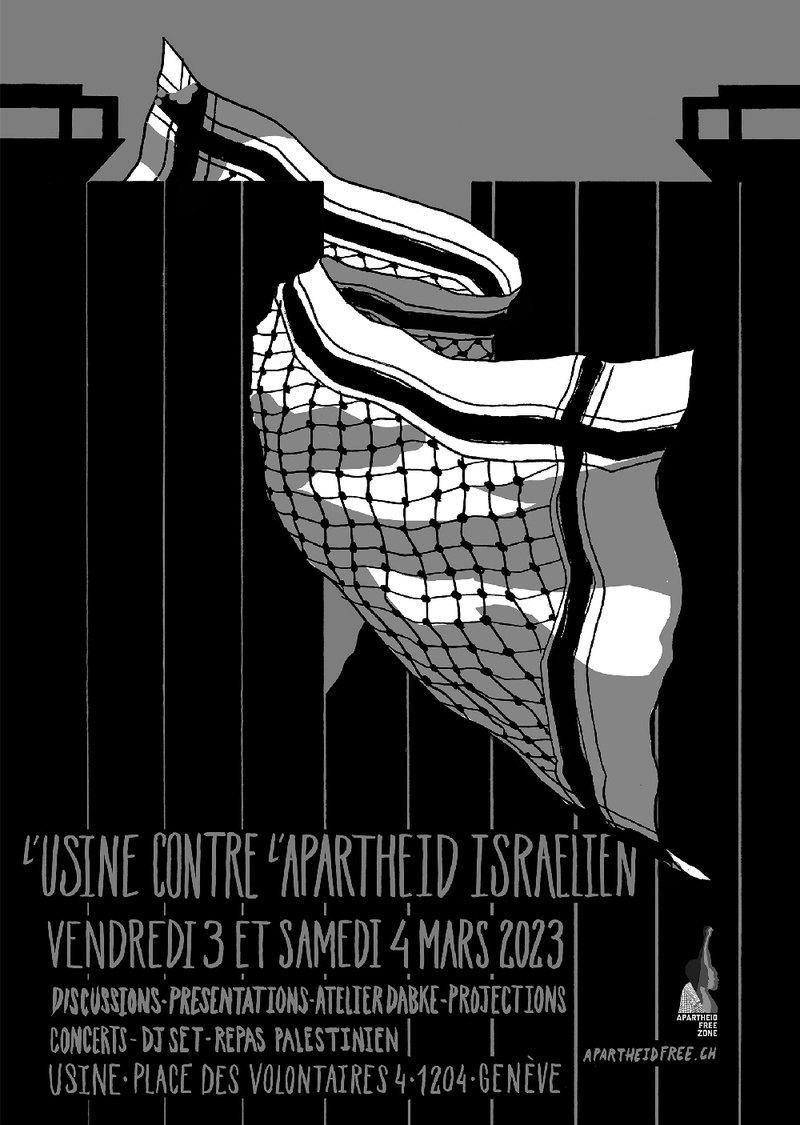 L'USINE CONTRE L'APARTHEID ISRAÉLIEN: TAMMAN + LA GALE + BOBBY & ZINZ + DR KOUL + PEKODJINN