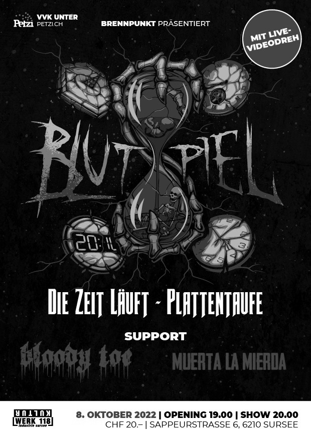 Blutspiel - Die Zeit läuft - CD Taufe