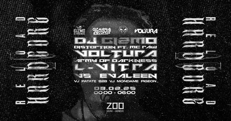 Reload Hardcore II : DJ Gizmo + Distortion ft. MC Raw + Voltura + Army of Darkness