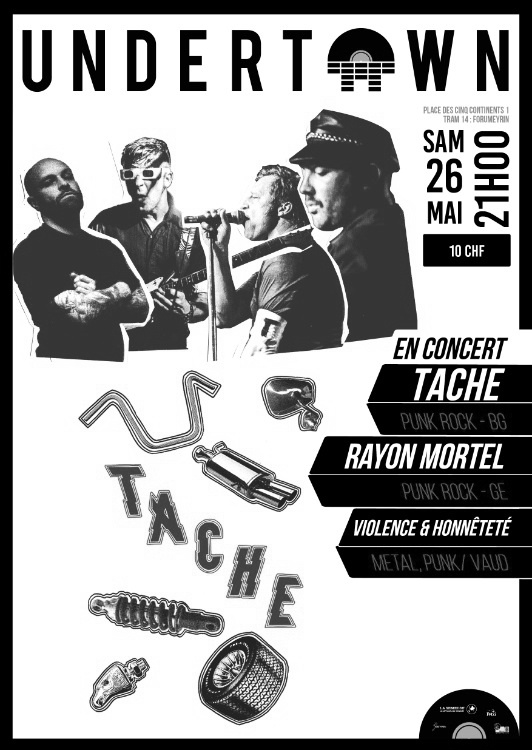 TACHE (Belgique) - RaYon Mortel - Violence & Honnêteté