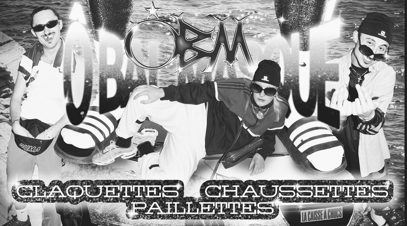 Ô BAL MASQUÉ : CLAQUETTES, CHAUSSETTES, PAILLETTES
