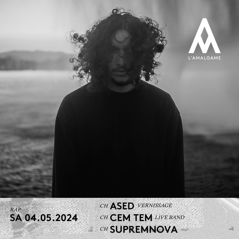 ASED (VERNISSAGE) + CEM TEM (LIVE BAND) + SUPREMNOVA