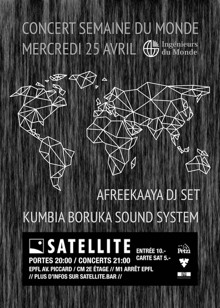Kumbia Boruka Sound System + Afreekaaya (DJ Set) // Concerts cumbia - afro-tropicaux (Semaine du Monde)
