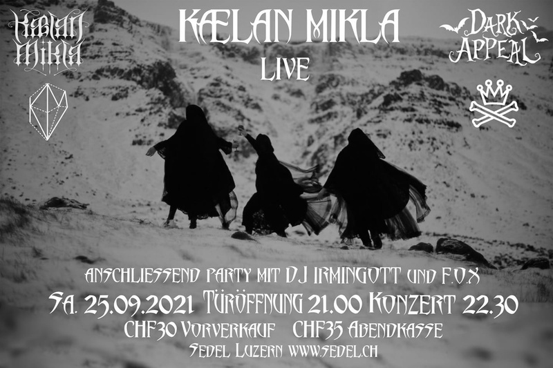 Darkappeal präsentiert Live: Kaelan Mikla