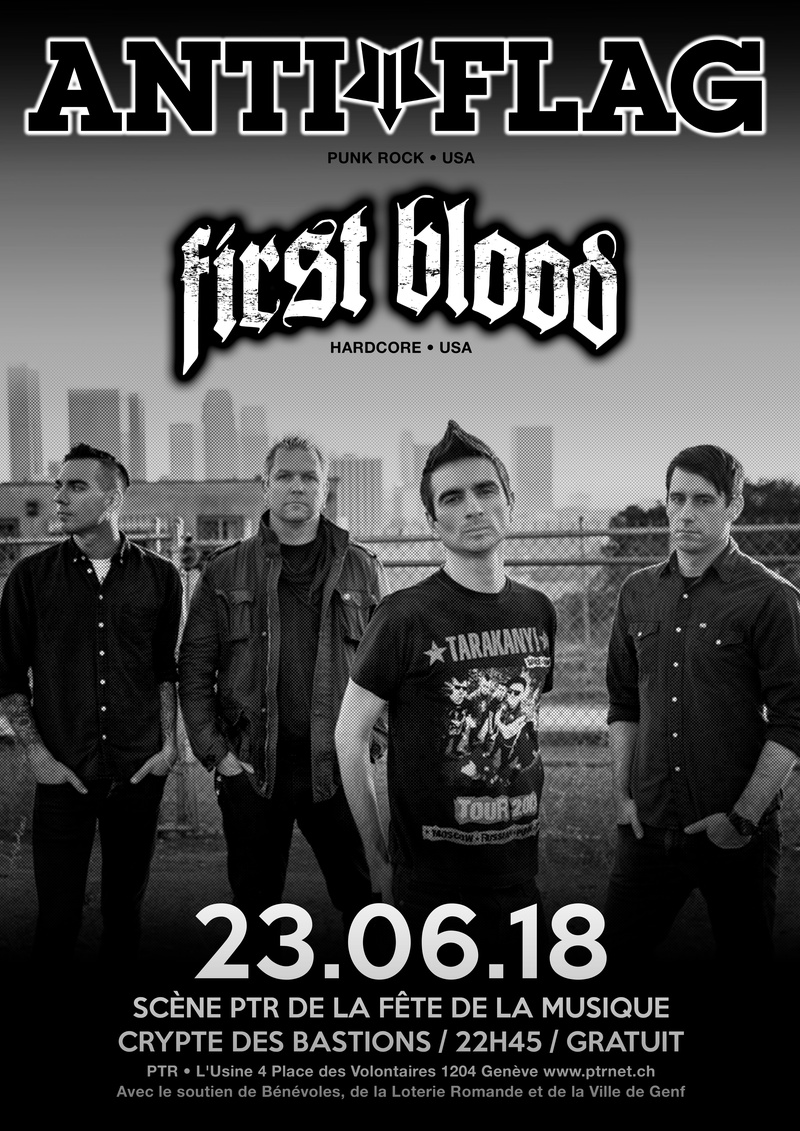 First Blood / Anti-Flag / Fête de la Musique - Scène de la Crypte