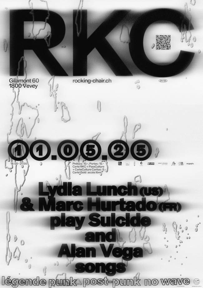 Lydia Lunch (US) & Marc Hurtado (FR) play Suicide and Alan Vega songs