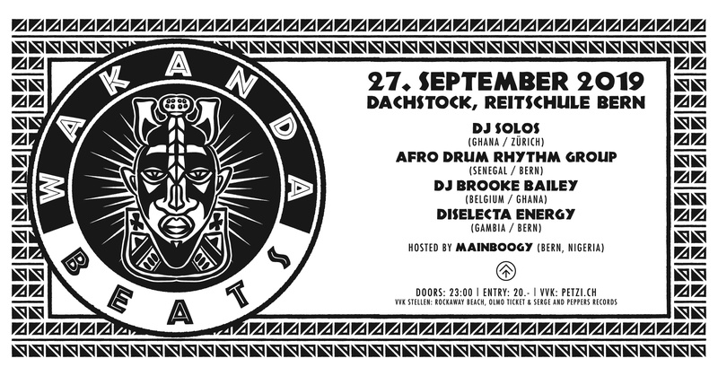 WAKANDA BEATS: DJ SOLOS / AFRO RHYTHM DRUM GROUP / DJ BROOKE BAILEY / DISELECTA ENERGY / MAINBOOGY