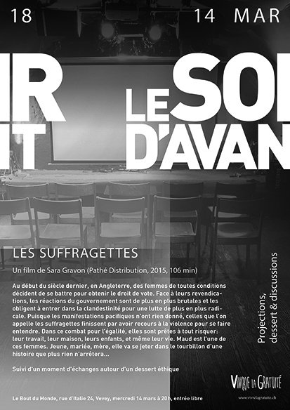 Soir d'avant (projection, discussion et dessert)