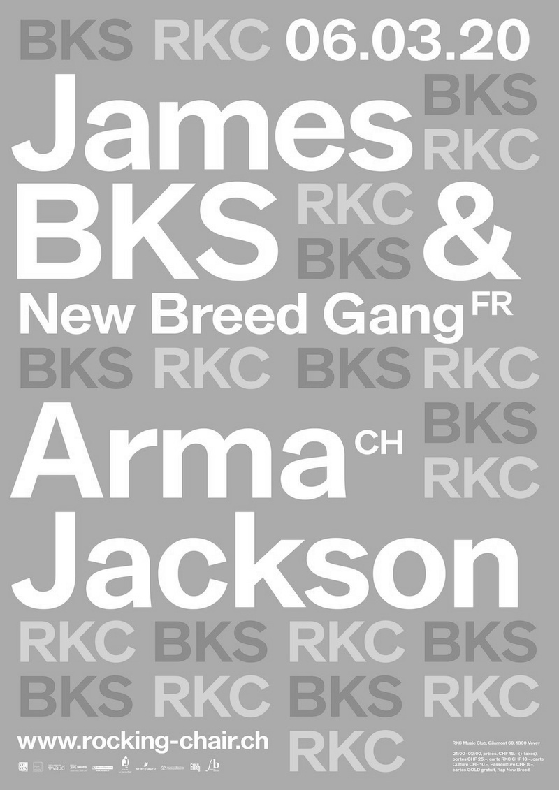 James BKS & The New Breed Gang (FR) + Arma Jackson (CH)