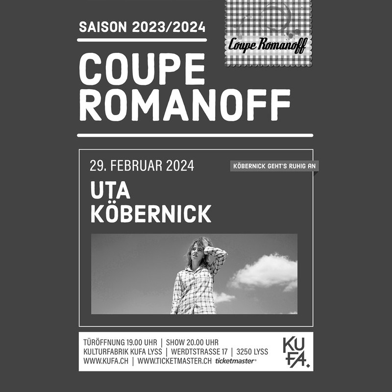 Coupe Romanoff präsentiert: UTA KÖBERNICK
