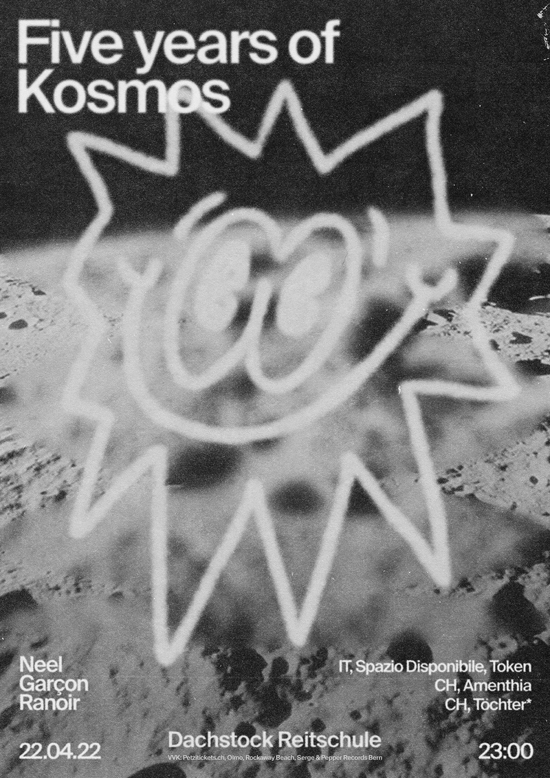 Five years of Kosmos w/ Neel (IT), Garçon & Ranoir