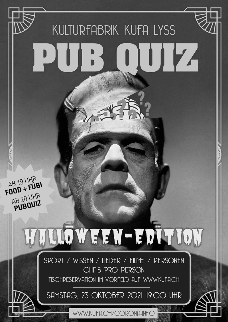 Pub Quiz - Halloween-Edition