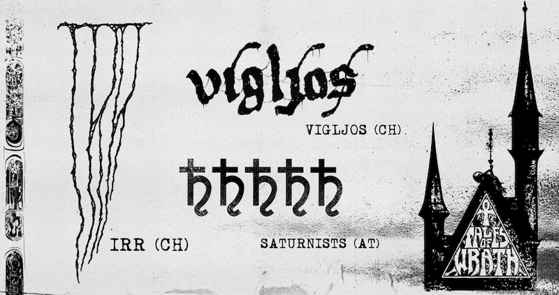 Underground Atmospheric Black Metal Soirée - Toadeater (DE) • Vigljos (CH) • Irr (CH)