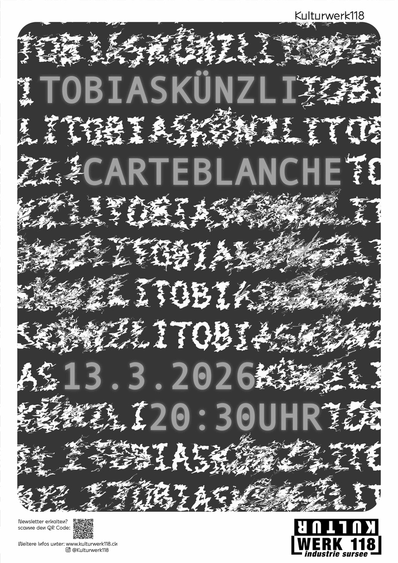 Tobias Künzli Carte Blanche