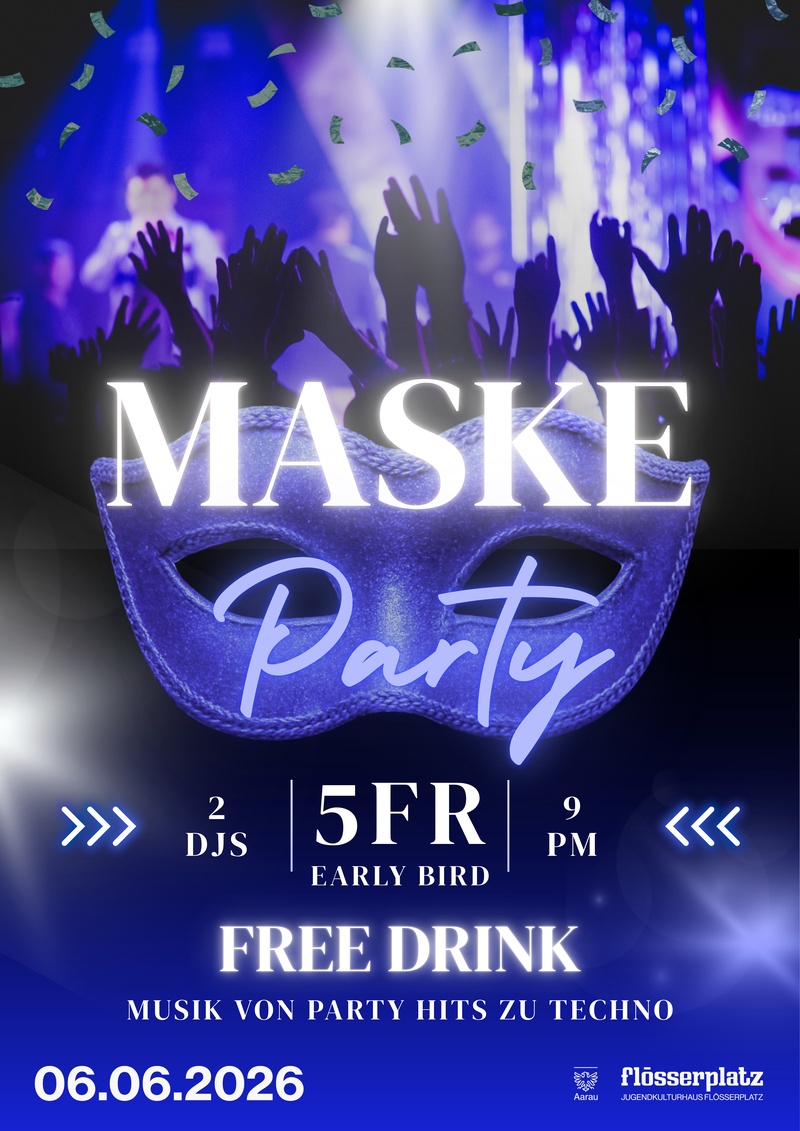 Moderner Maskenball Spin & Sip