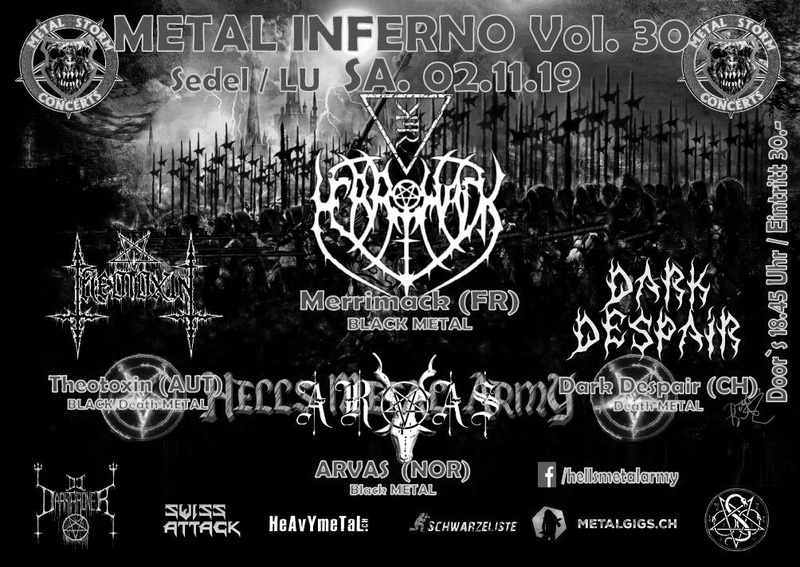 Merrimack | Theotoxin | Arvas | Dark Despair