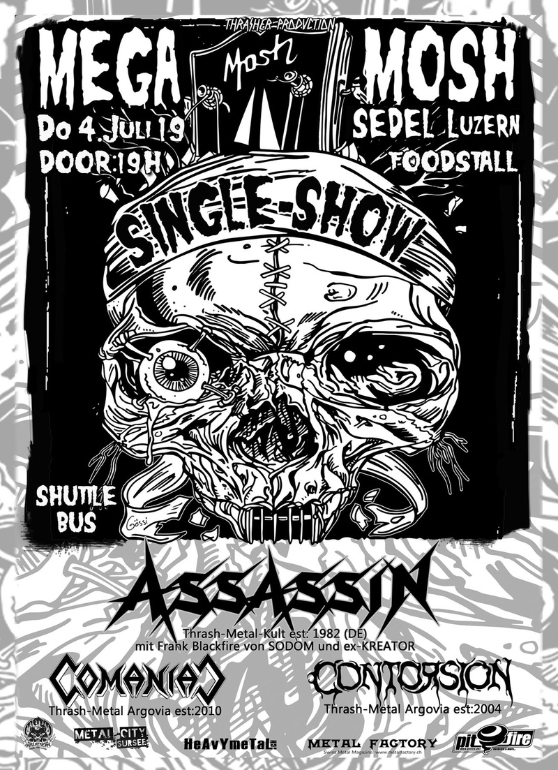 MegaMosh Single Show: Assassin | Comaniac | Contorsion