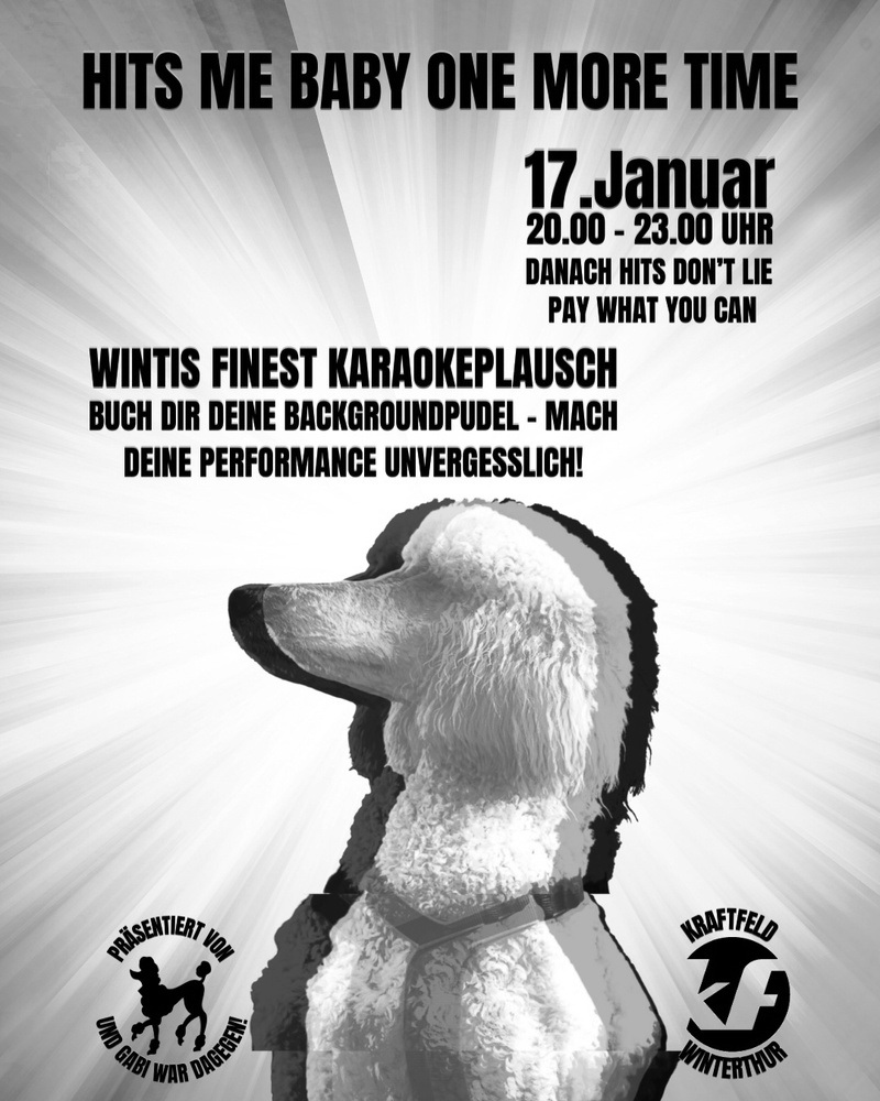 Hits Me Baby One More Time ∫ Karaoke im Kraftfeld