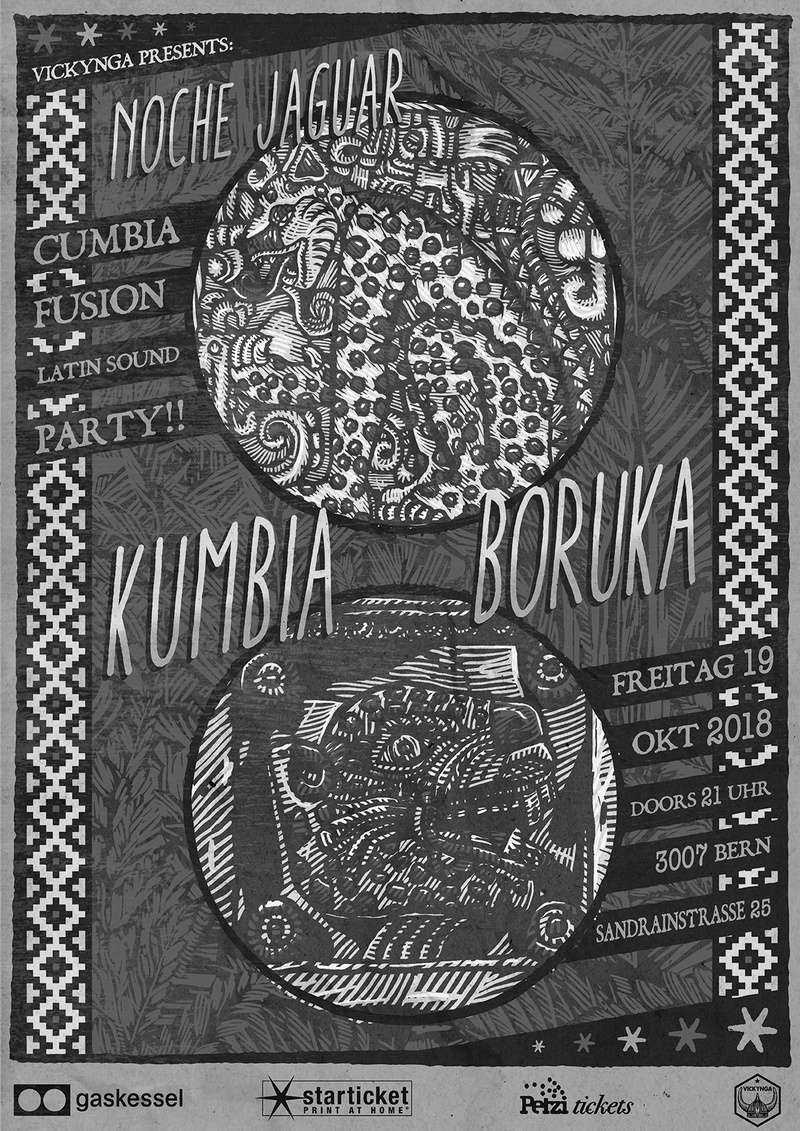 Noche Jaguar mit Kumbia Boruka & Upa Chalupa
