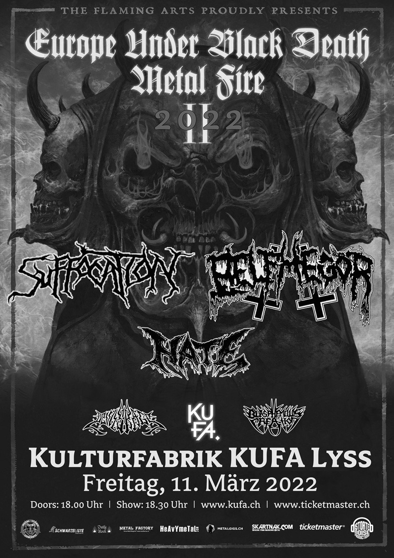 Suffocation (US), Belphegor (AT)