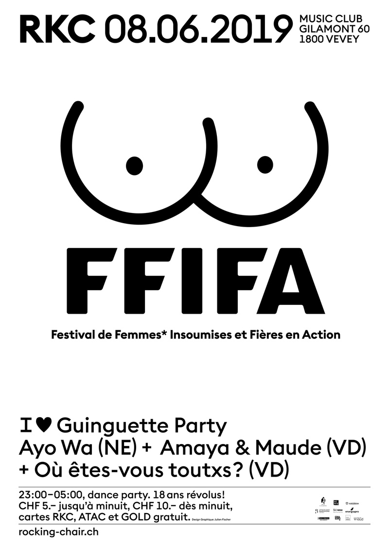 FFIFA: I ♡ Guinguette party: Ayo Wa (NE) + Amaya & Maude (VD) + Où êtes-vous toutxs? (VD)