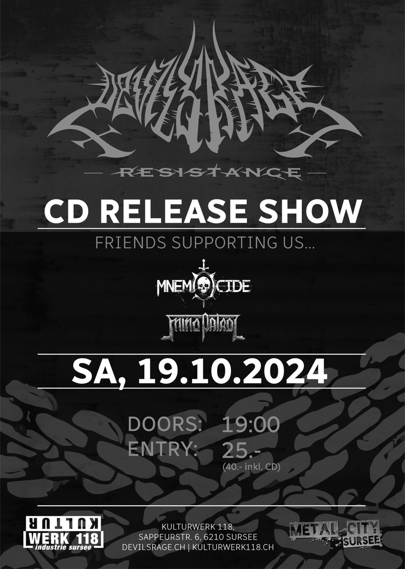 Devils Rage CD Taufe