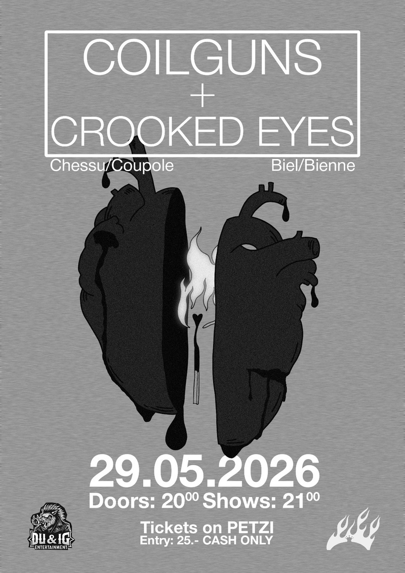 LIVE: Coilguns & Crooked Eyes