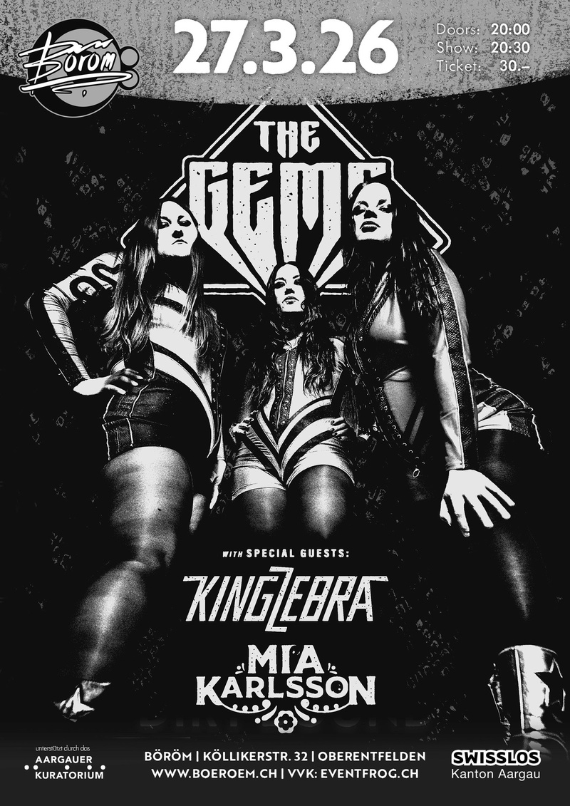 THE GEMS (SE) SUPPORT: KING ZEBRA (CH) | MIA KARLSSON (SE)