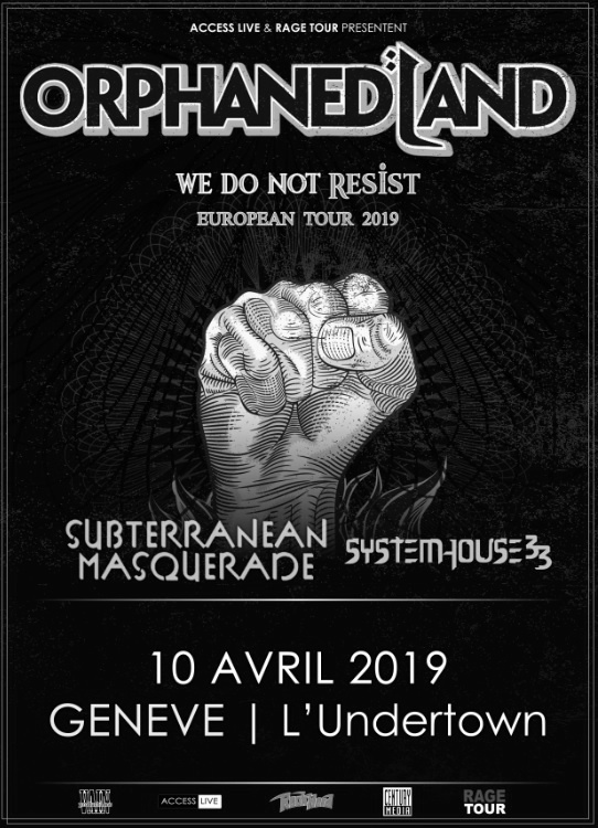 ORPHANED LAND, SUBTERRANEAN MASQUERADE, SystemHouse33 / UNDERTOWN