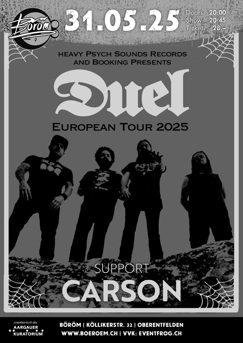 DUEL (US) | Support: Carson (CH)
