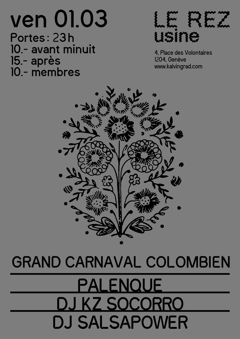 GRAND CARNAVAL COLOMBIEN