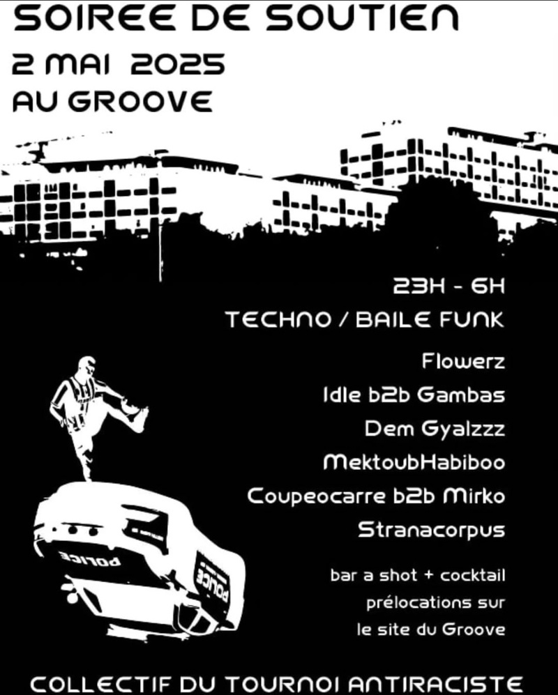 SOIREE DE SOUTIEN - TOURNOI ANTI RACISTE