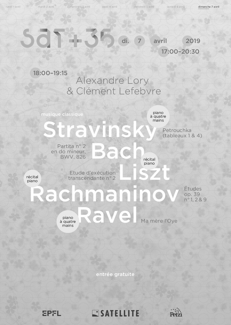 35 ans Concert Classique : Alexandre Lory et Clément Lefebvre jouent Stravinsky, Bach, Liszt, Rachmaninov et Ravel