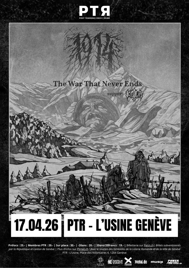 1914 (UA) The War That Never Ends European Headline Tour 2026 + KATLA (DK)